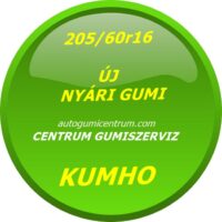 205/60R16 új KUMHO nyári gumi