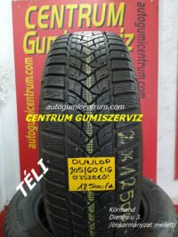 205/60r16 használt téli gumi Dunlop 2db