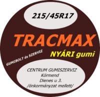 215 45R17 tracmax akcios nyari