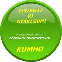 215/55R17 KUMHO nyári gumi