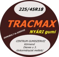 225 45R18 tracmax akcios nyari