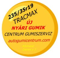 235/35r19 Tracmax új nyári gumi