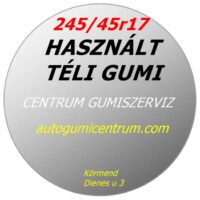 245/45r17 használt téli gumi