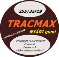 255 35r19 tracmax akcios nyari