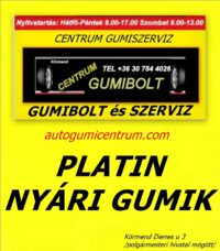 platin nyári gumik webaruhaz-centr -autogumicentrum