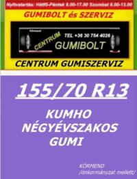 155 70 R13 kumho-negyevszakos-gumi-centrum-gumiszerviz-autogumicentrum-gumibolt-es-szerviz-kormend-all-season