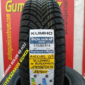 175/65r14 KUMHO négyévszakos gumi 2db