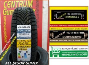 175 65r14 kumho négyévszakos gumi - all season gumik-