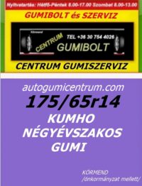 175 65r14 kumho négyévszakos gumi- centrum gumiszerviz-autogumicentrum-gumibolt és szerviz-kormend-all season