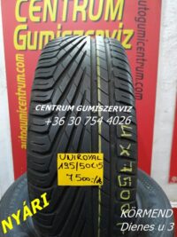 195/50r15 használt nyári gumi Uniroyal 4db