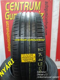 195/55r15 használt nyári gumi Tristar 2db