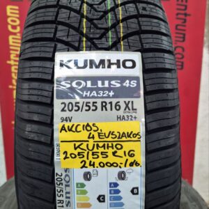 205 55R16 KUMHO négyévszakos gumi - all season - 4évszakos gumi - egesz évben