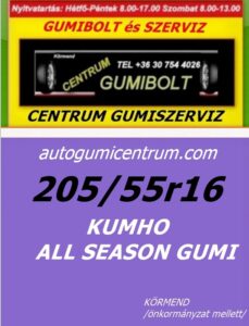 205 55r16 kumho-all-seasn-gumi-centrum-gumiszerviz-autogumicentrum-gumibolt-es-szerviz-kormend-kumho-negyevszakos-gumik