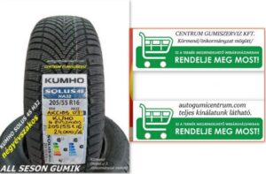 205 55r16 kumho négyévszakos gumi - all season gumik- 4 évszakos - 205 55r16 kumho négyévszakos gumi - all season gumik- 205 55r16 négyévszakos gumi