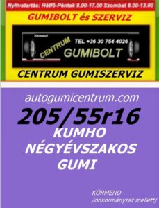 205 55r16 kumho-negyevszakos-gumi-centrum-gumiszerviz-autogumicentrum-gumibolt-es-szerviz-kormend-all-season