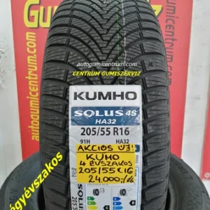 205-55r16-kumho-negyevszakos-gumi--kumho solus 4s ha32-all-season