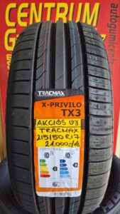215 50R17 Tracmax akciós nyári gumi - Tracmax X Privilo TX3 215 50 R17 95W nyári gumi.
