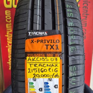215 60R16 Tracmax akciós nyári gumi - 215 60R16 új akciós nyári gumi - autogumicentrum