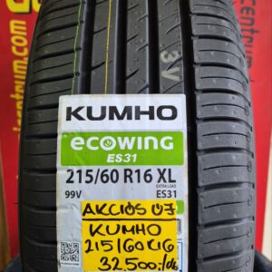 215 60R16 új KUMHO nyári gumi - 215 60R16 KUMHO nyári gumi - Kumho  ECOWING ES31 215 60 R16 95V nyári gumi