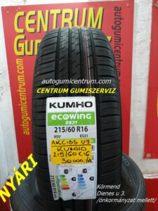 215 60R16 új KUMHO-215/60R16 új KUMHO nyári gumi