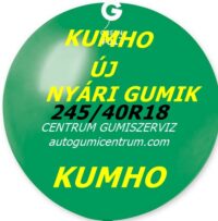 245 40R18 kumho nyári