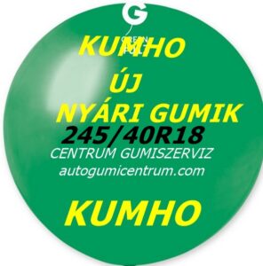 245/40R18 új KUMHO nyári