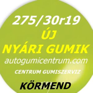 275 30r19 nyári gumi