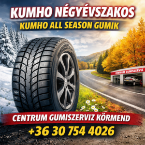 all season - KUMHO NÉGYÉVSZAKOS - KUMHO ALL SEASON GUMIK - centrum-gumiszerviz-autogumicentrum