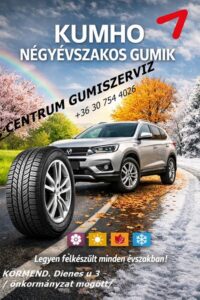 egész szezonban - KUMHO egész szezonban - KUMHO négyévszakos gumi - Kumho SOLUS 4S HA32 négyévszakos gumi - centrum gumiszerviz körmend
