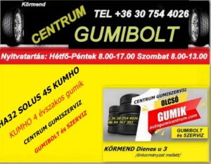 kumho négy évszakos gumibolt és szerviz kormend