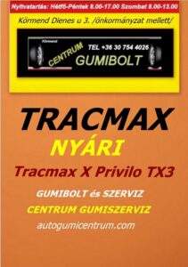 tracmax x privilo tx3