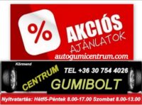 Akciós gumik nagy választékban! akciós gumiabroncs gumibolt és szerviz körmend
