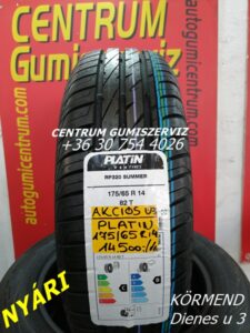 175/65r14 Platin nyári  