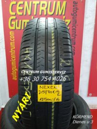 215/70r15c használt kisteher nyári gumi Nexen 4db