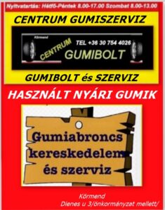 hasznalt nyari-gumi-gumibolt-es-szerviz-centrum-gumiszerviz-nyari-gumi-gumiabroncs kereskedés és szerviz-