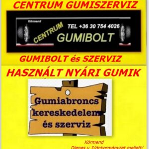 hasznalt nyari-gumik-gumibolt-es-szerviz-centrum-gumiszerviz kft körmend-nyari-gumik-gumiabroncs kereskedés és szerviz