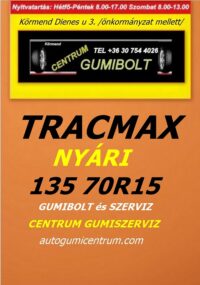 135 70R15 tracmax-uj-nyari-gumi-gumibolt-es-szerviz-centrum-gumiszerviz-kormend-nyari-gumi