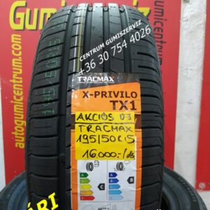 195/50r15 TRACMAX új akciós nyári gumi