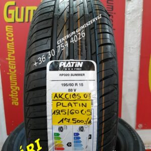 195/60R15 Platin nyári gumi