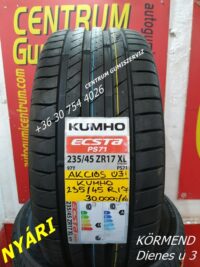 235/45R17 KUMHO új nyári gumi