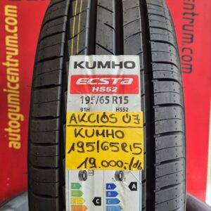 195 65R15 KUMHO HS52 nyári gumi - 195 65R15 KUMHO új akcios nyári gumi