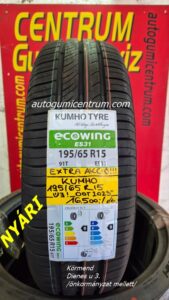 195 65R15 KUMHO ecowing akciós nyári gumi- autogumicentrum-gumibolt es szerviz-centrum gumiszerviz-kumho nyári gumik