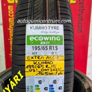 195/65R15 nyári gumi KUMHO. DOT 2023"