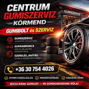 centrum gumiszerviz - gumibolt és szerviz - autogumicentrum - új nyári gumik-