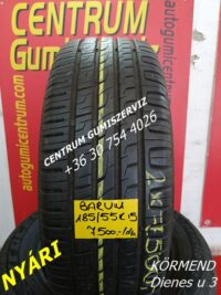 185/55r15 hasznalt nyari gumi Barum 2db