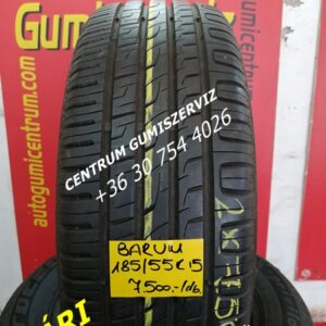 185/55r15 hasznalt nyari gumi Barum 2db