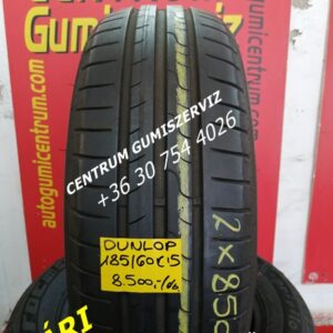 185/60r15 hasznalt nyari gumi Dunlop 2db