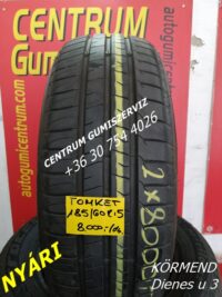 185/60r15 hasznalt nyari gumi Tomket 2db