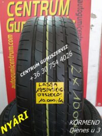 195/45r16 hasznalt nyari gumi Lassa 2db