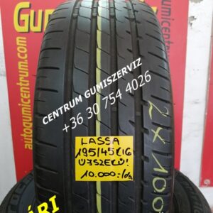 195/45r16 hasznalt nyari gumi Lassa 2db